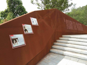 沂南耐候钢挡土墙